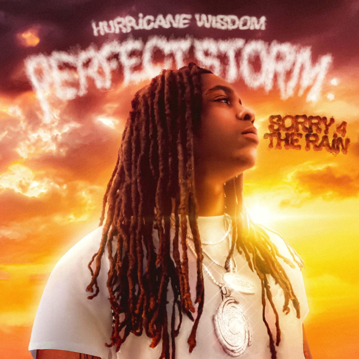 Perfect Storm: Sorry 4 The Rain by Hurricane Wisdom album cover