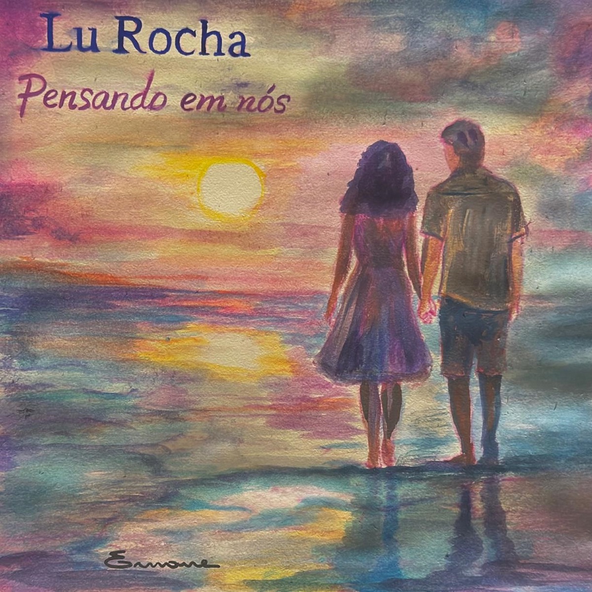 Pensando em Nós (feat. Maêila Rodrigues) - Single by Lu Rocha album cover