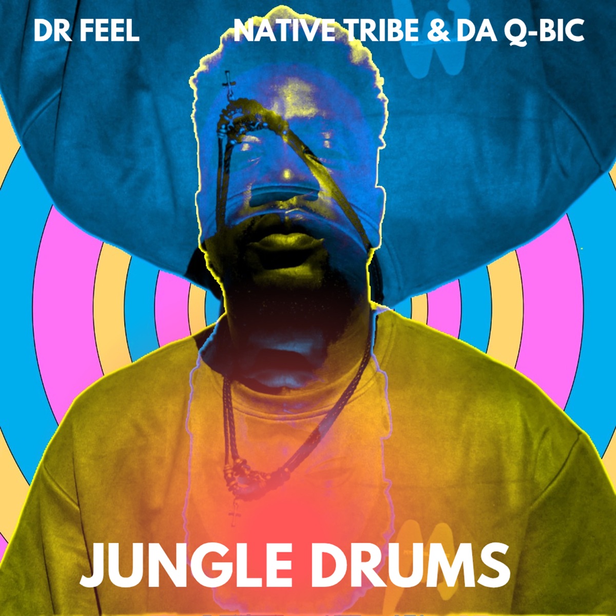 Jungle Drums (Dr Feel Retake) - Single by Dr Feel & Native Tribe & Da Q-bic album cover