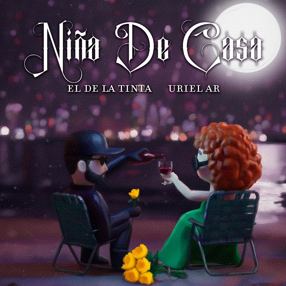niña de CASA - Single by EL DE LA TINTA & Uriel AR album cover
