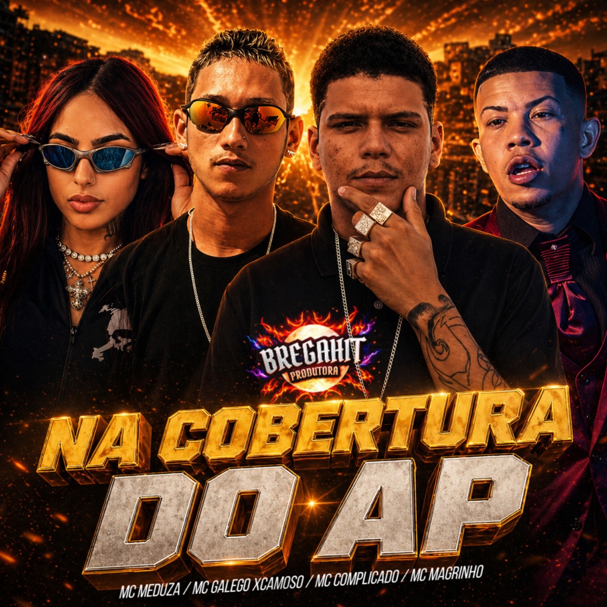 Na Cobertura do Ap (feat. Mc Magrinho & Mc Meduza) - Single by Mc Complicado & MC Galego Xcamoso album cover