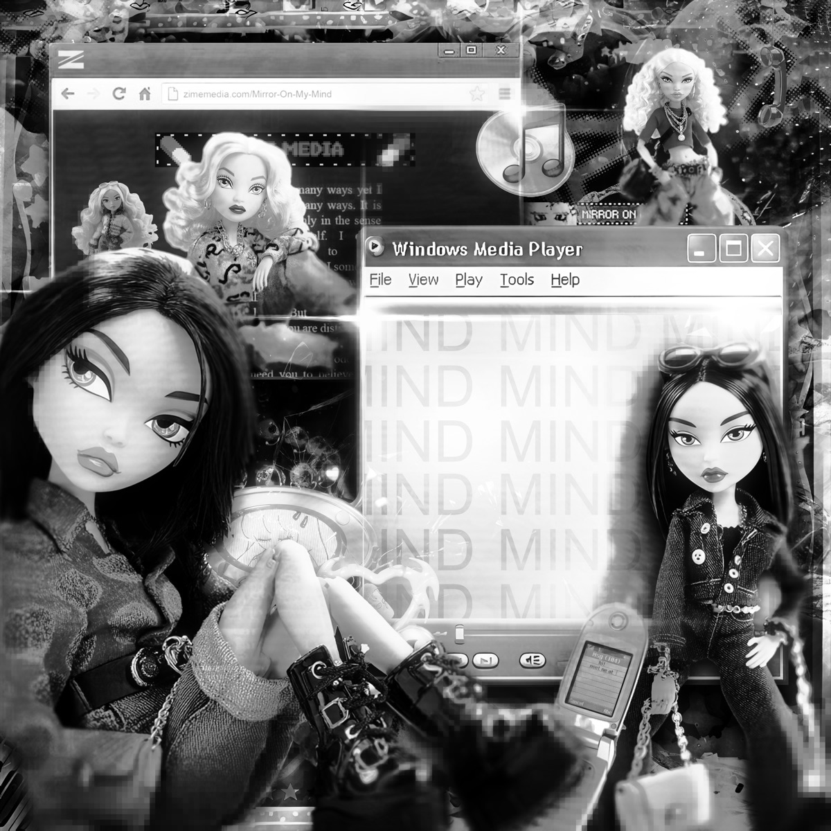 Mirror On My Mind (Remixes) - EP by babydxll & Jxndro album cover