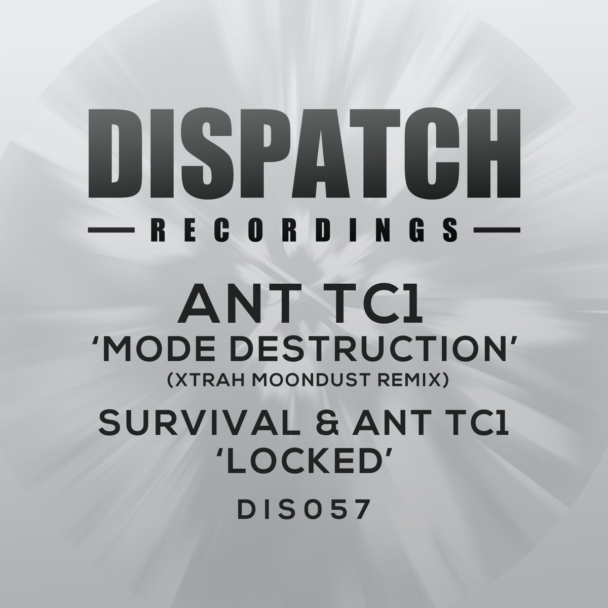 Mode Destruction (Xtrah Moondust Remix) / Locked - Single by Ant TC1 & Survival album cover