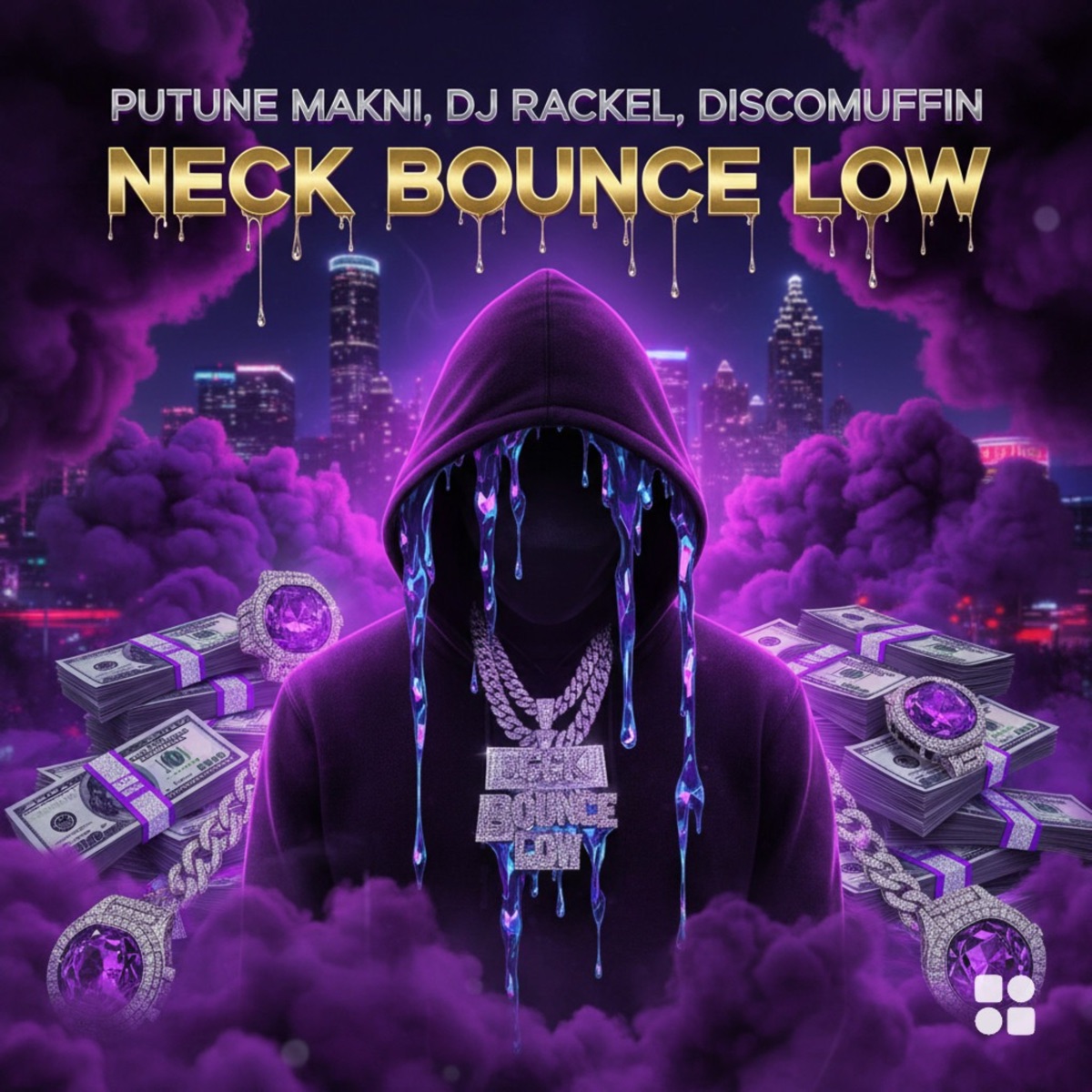 Neck Bounce Low - Single by Putune Makni, DJ Rackel & DiscoMuffin album cover