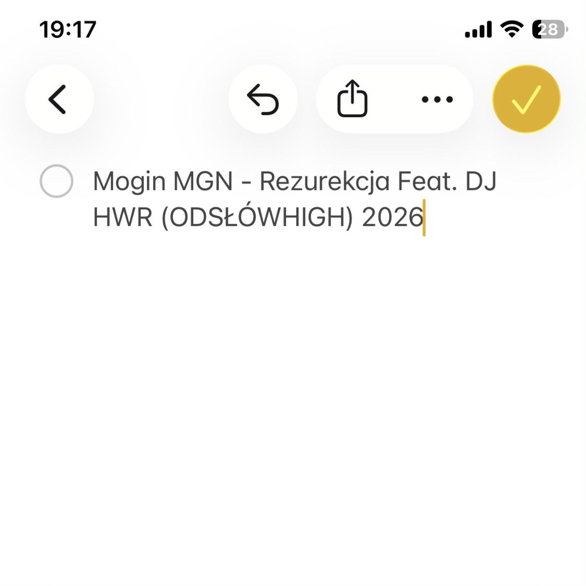 Rezurekcja (feat. DJ HWR) - Single by Mogin MGN album cover