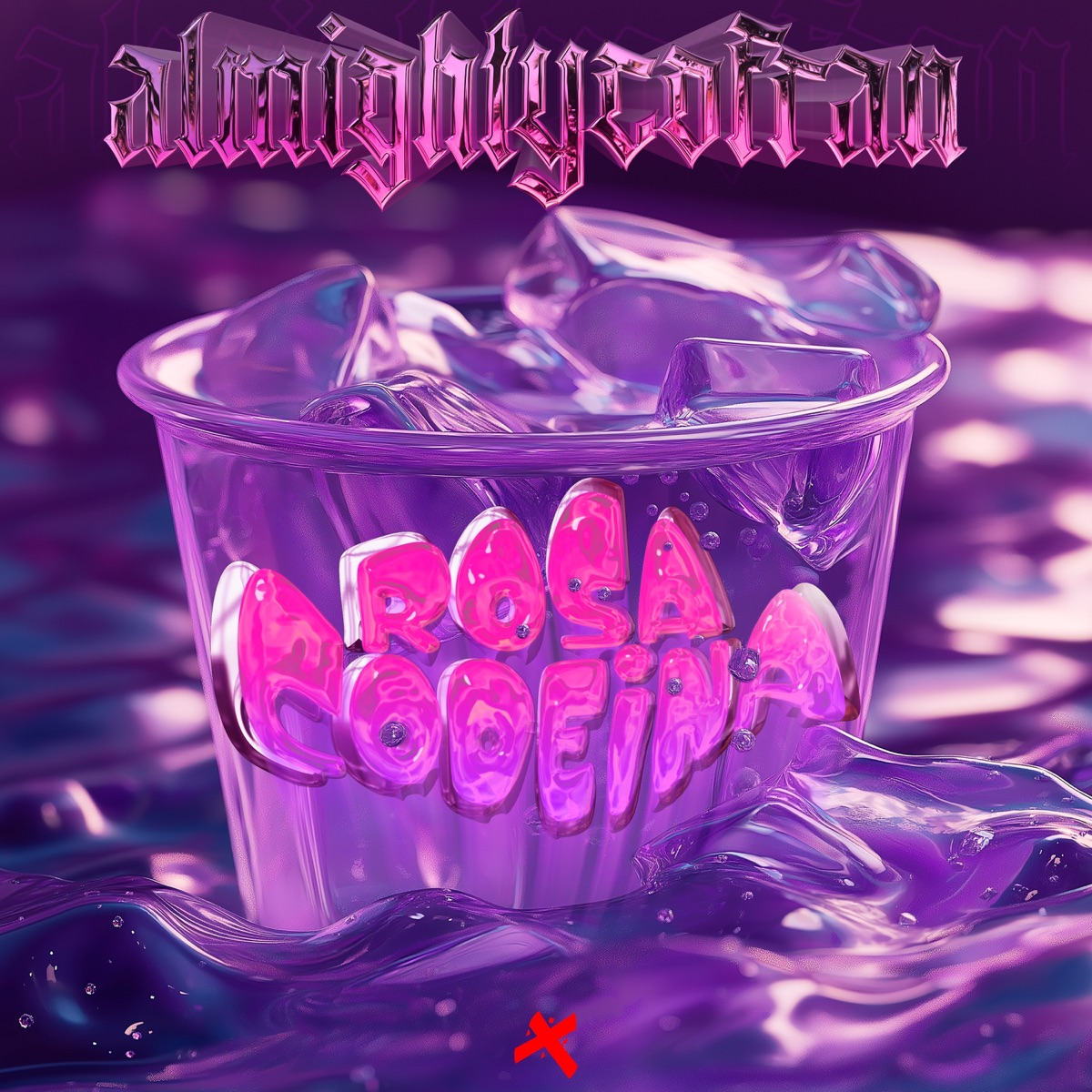 Rosa Codeina (feat. LEDAM) - Single by Almightycofran album cover