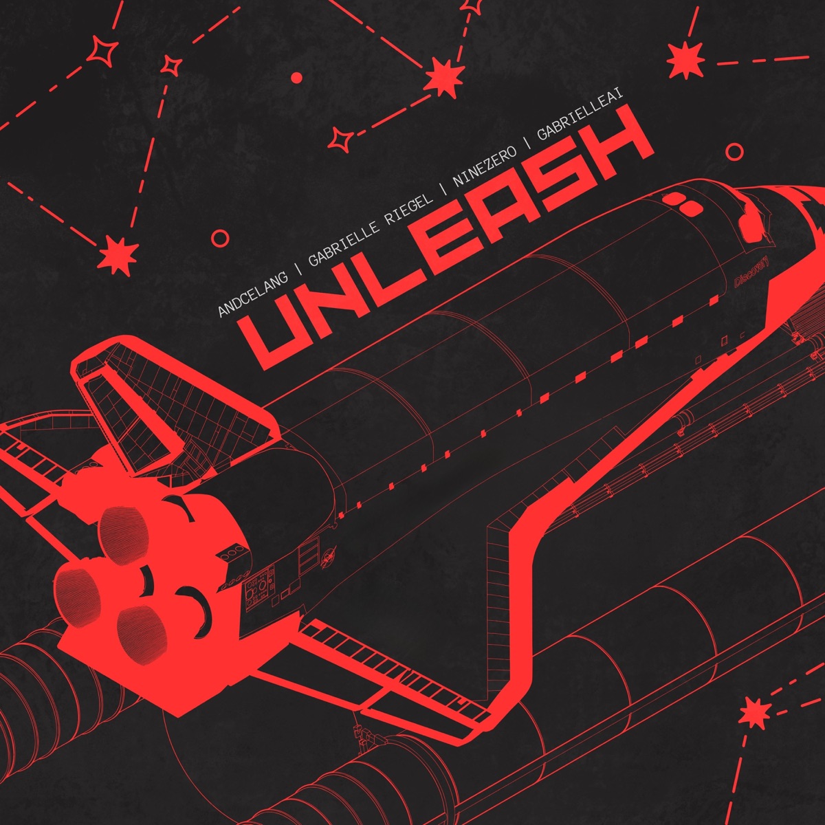 UNLEASH (feat. NINEZERO) - Single by Gabrielle Riegel, Andcelang & GabrielleAI album cover