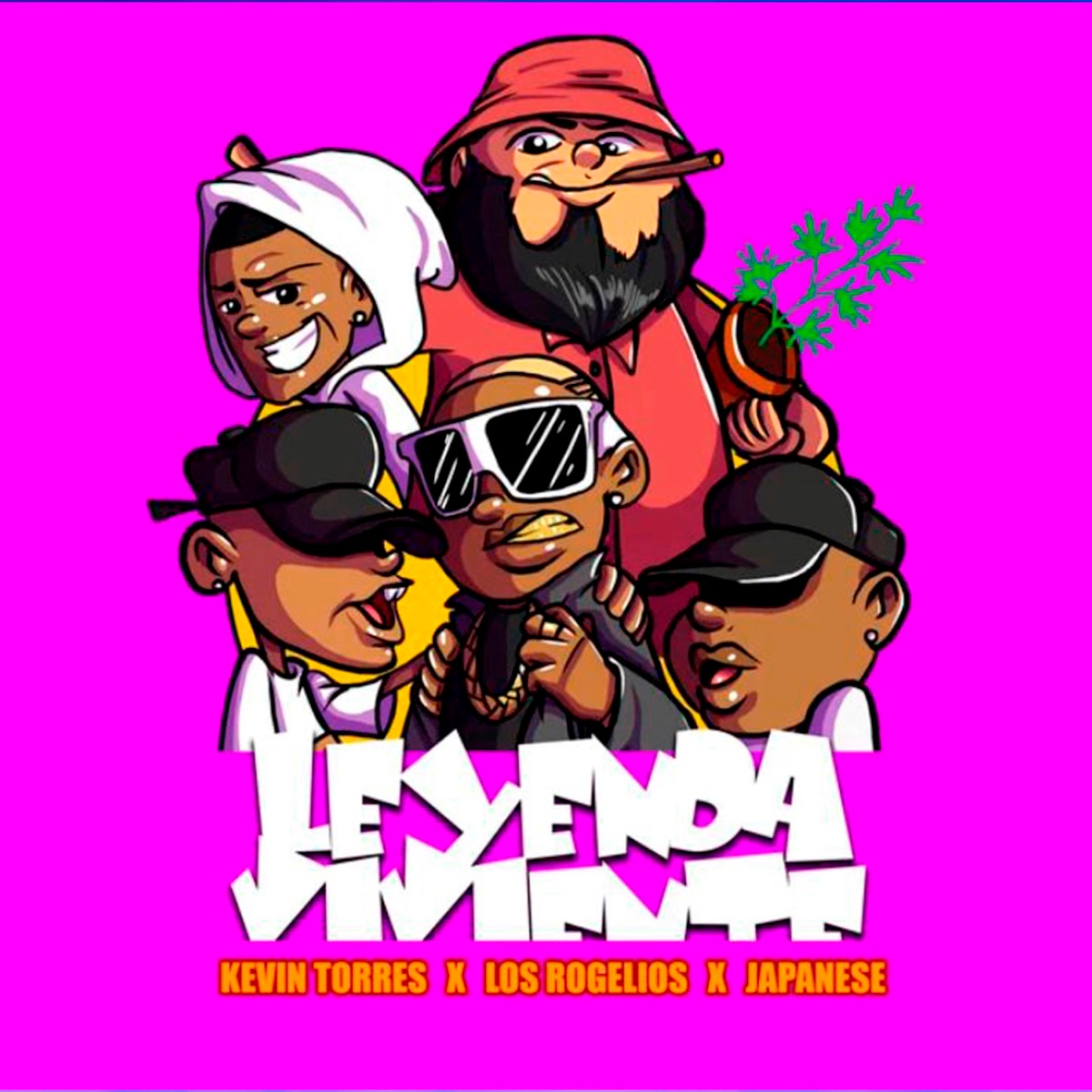 Leyenda Viviente - Single by kevin torres, Japanese & Los Rogelios album cover