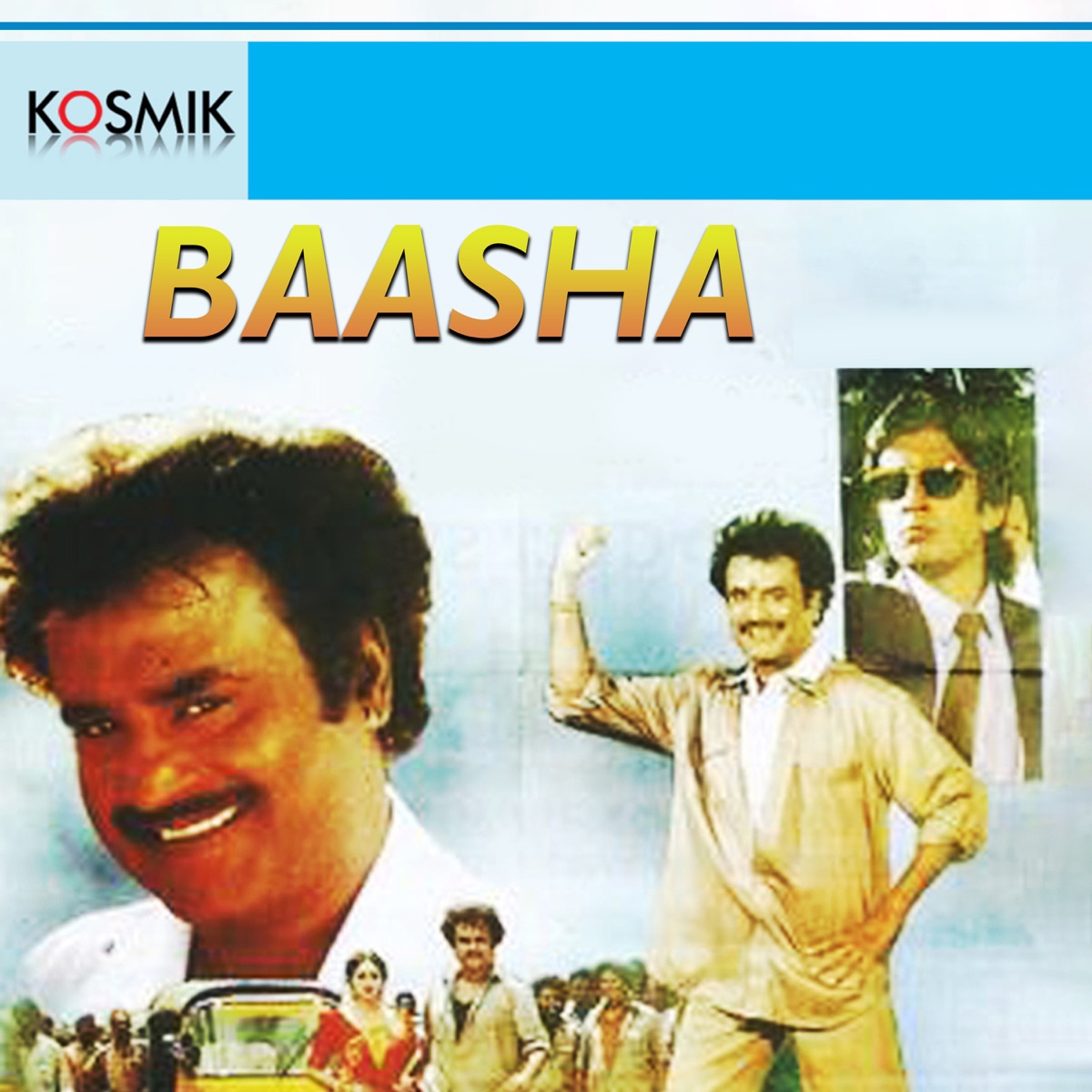 Baasha - Tamil (Original Motion Picture Soundtrack) by Deva & Vairamuthu album cover