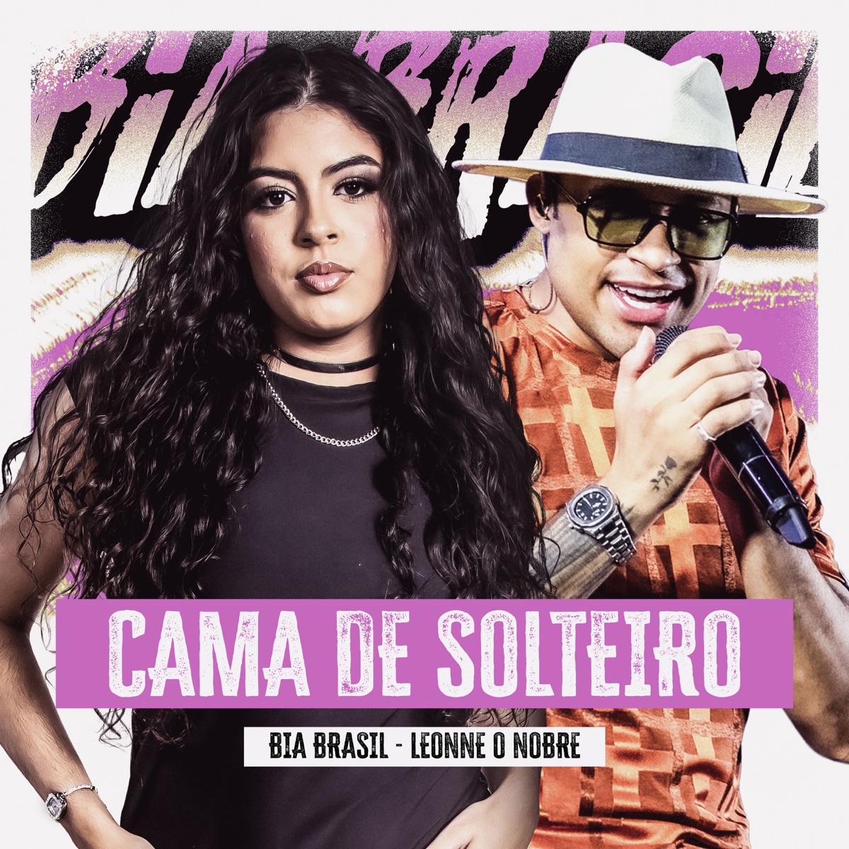 Cama de Solteiro - Single by Bia Brasil & Leonne O Nobre album cover