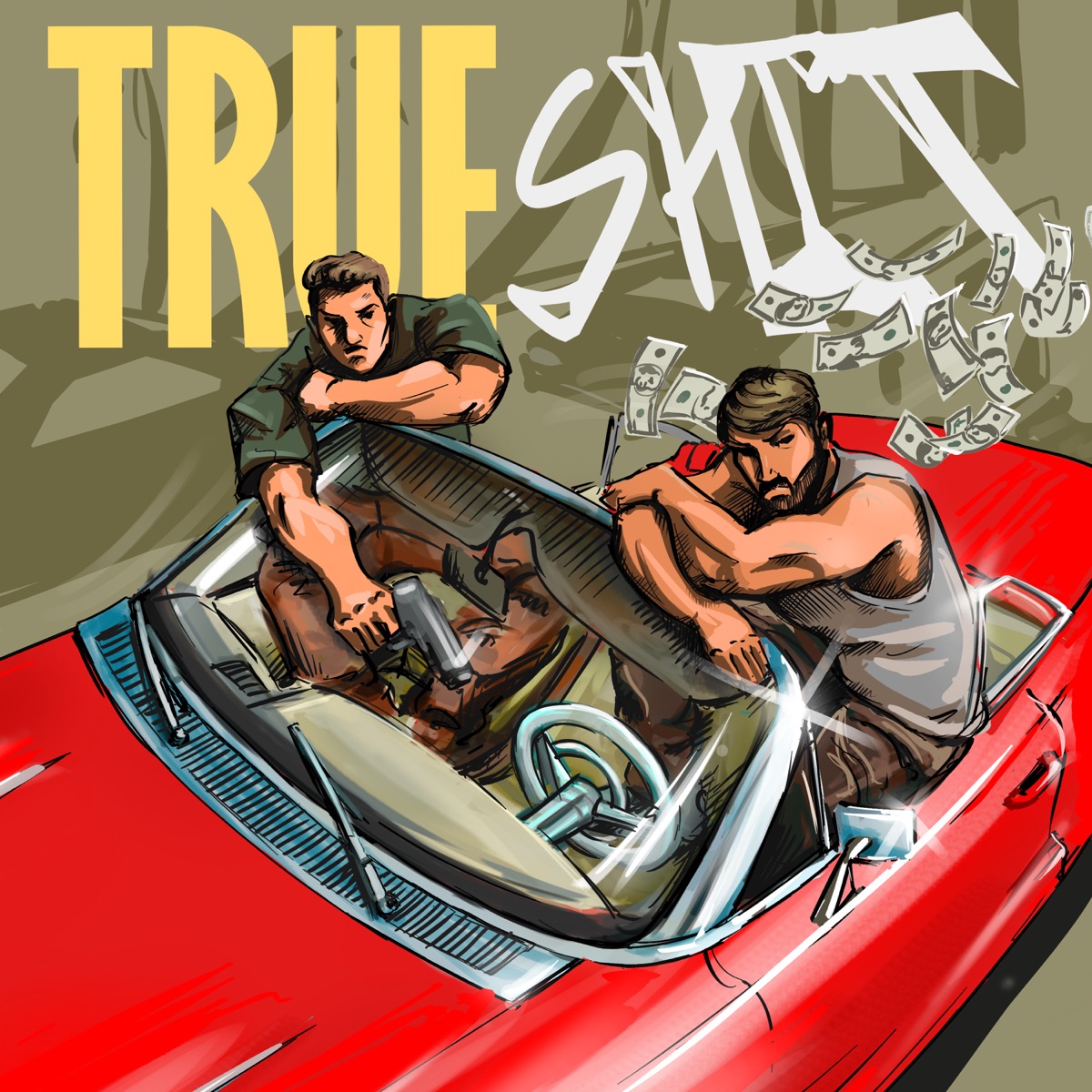 True Shit - Single by Kaafir Music & SAKSHAM album cover
