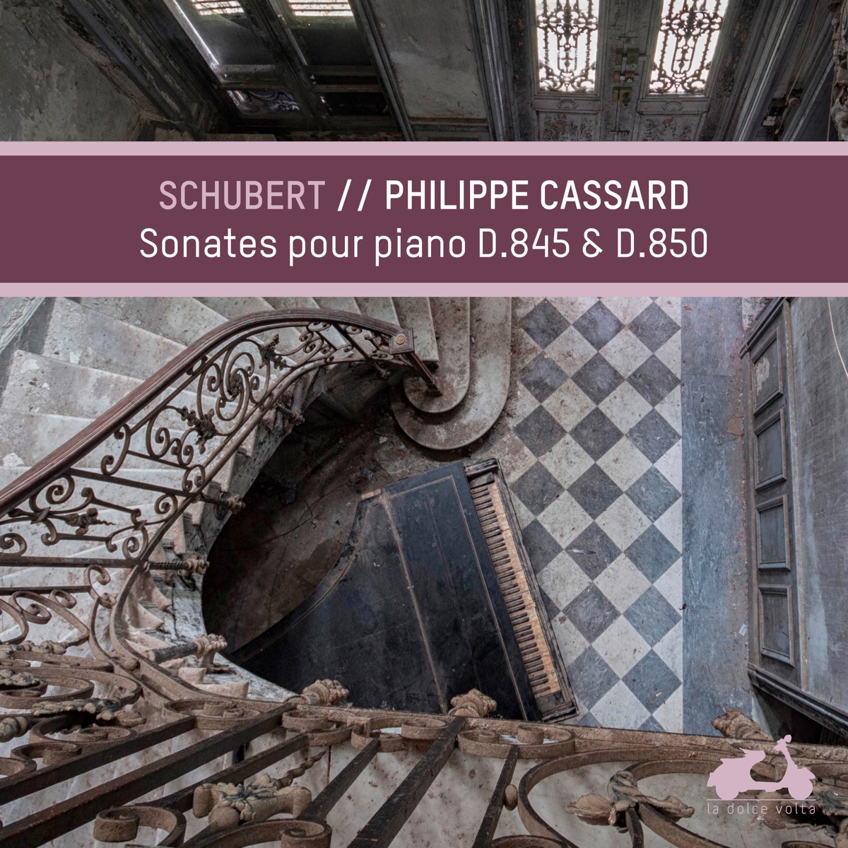 Schubert: Piano Sonatas D. 845 & D. 850 by Philippe Cassard album cover