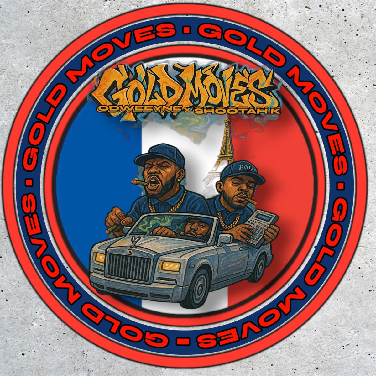 Gold Moves - Single by DeejayKali, Shootah K & Odweeyne album cover