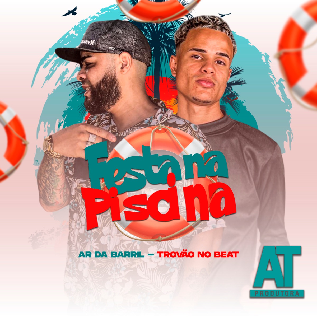 Festa na Piscina - Single by Ar da barril & Trovão no Beat album cover