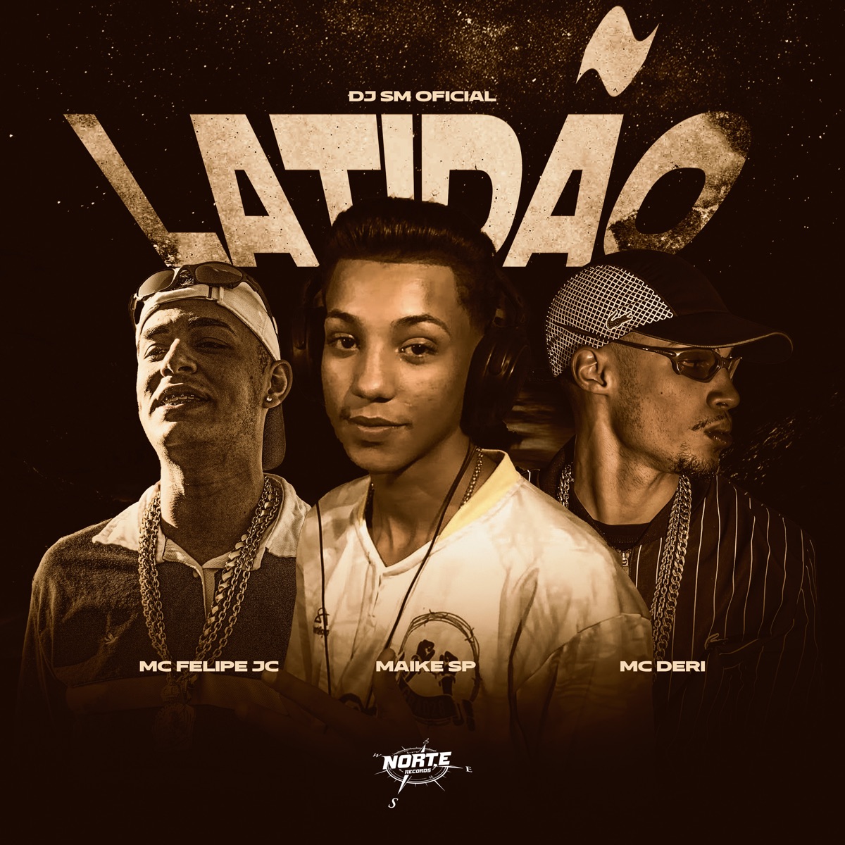 Latidão - Single by MC Deri, DJ SM OFICIAL, Mc Felipe JC & MC Maike SP album cover