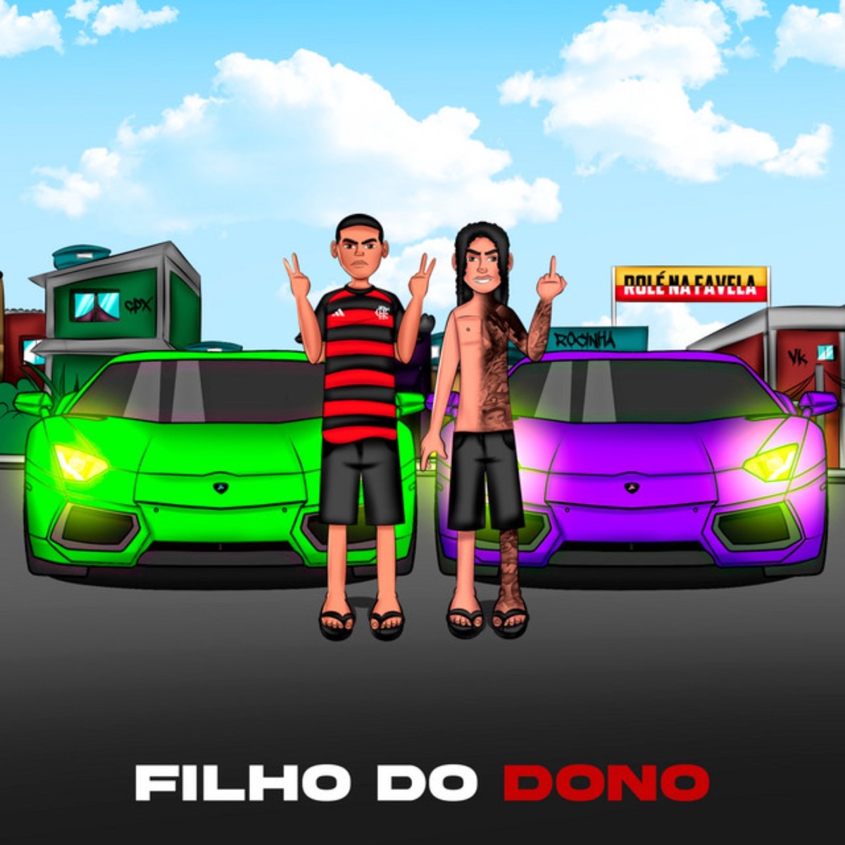 Filho do Dono - Single by Dj Lc da Roça, Mc Lk & Mc Menor Thalis album cover