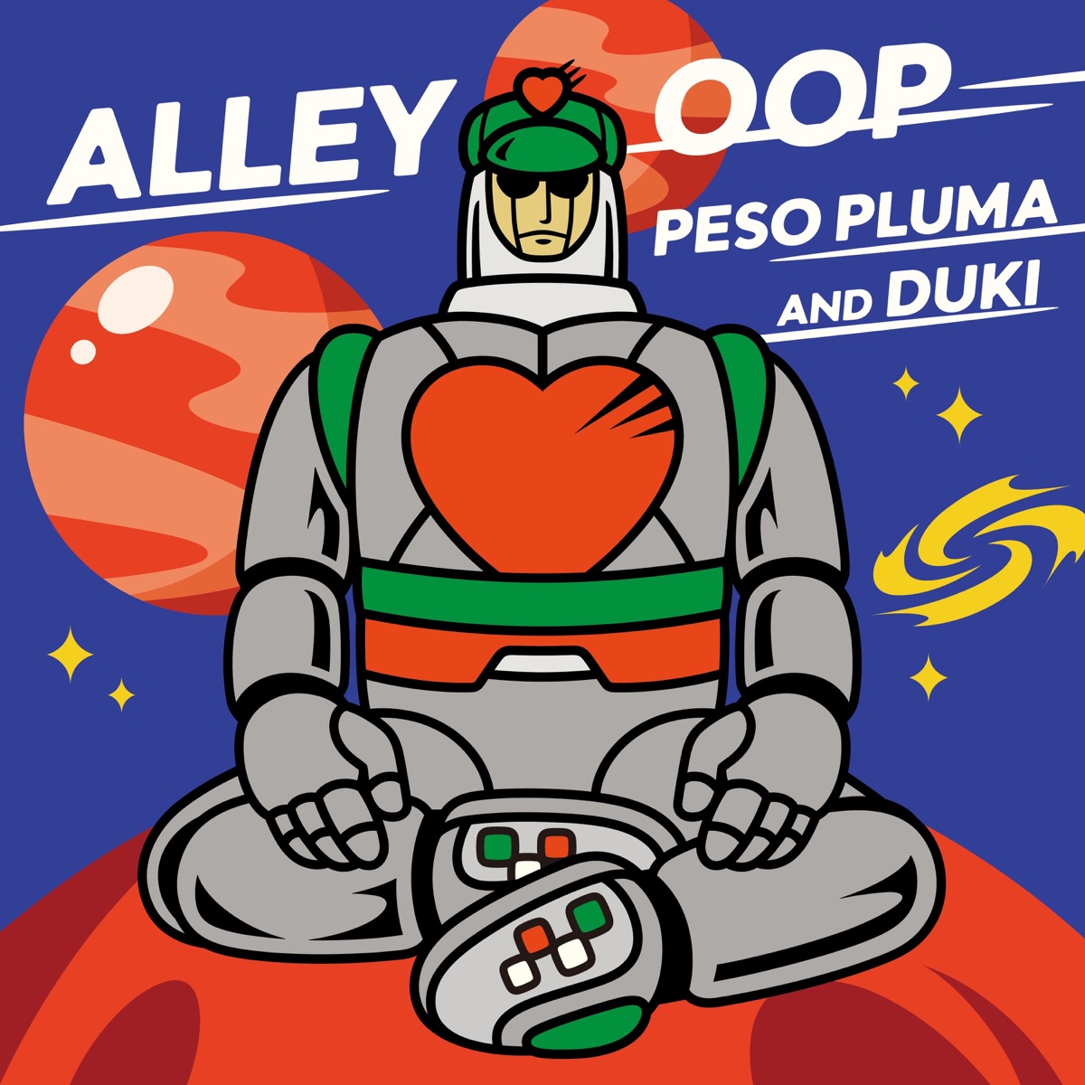Alley Oop - Single by Nigo, Peso Pluma & Duki album cover artwork