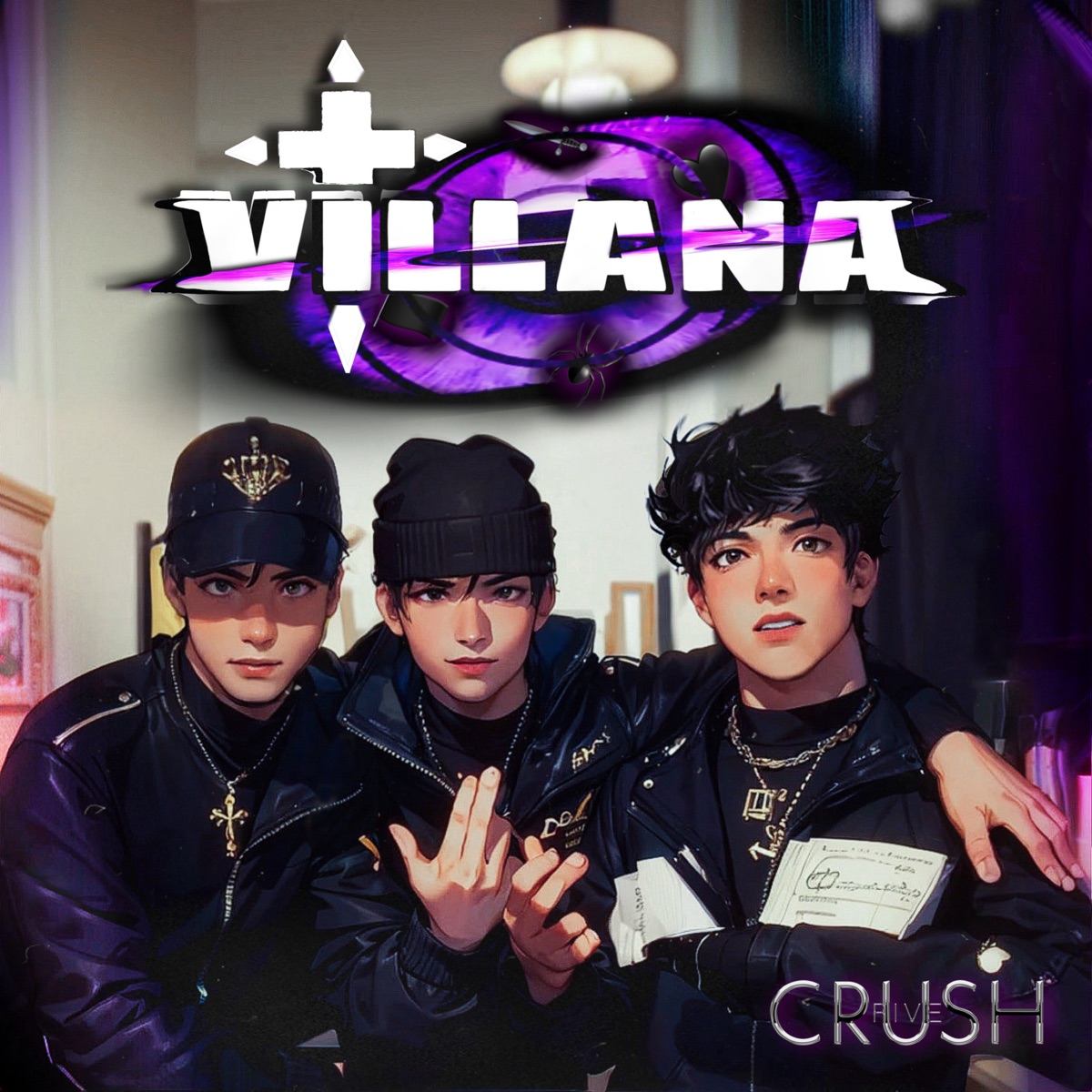 Villana - Single by CrushFive album cover