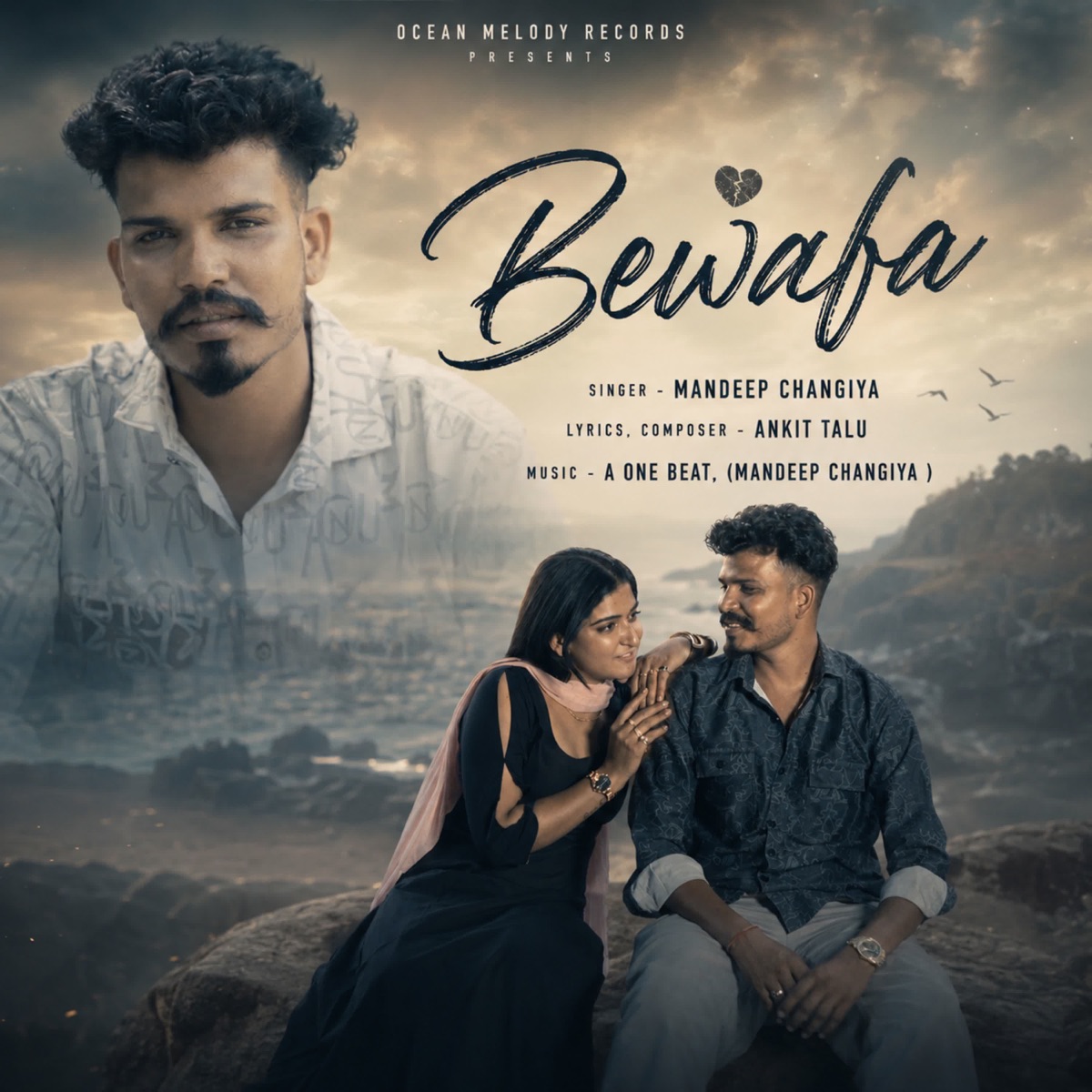 Bewafa (feat. Deepika Budhwar & Ankit Talu) - Single by Mandeep Changiya album cover