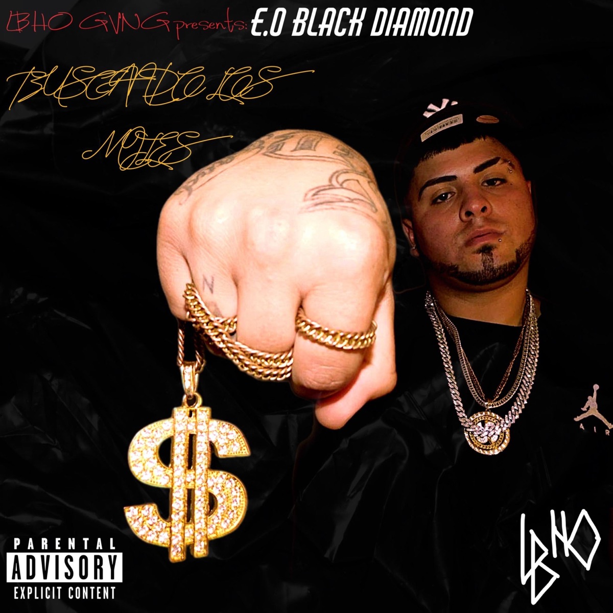 Buscando Los Miles by E.O black diamond album cover