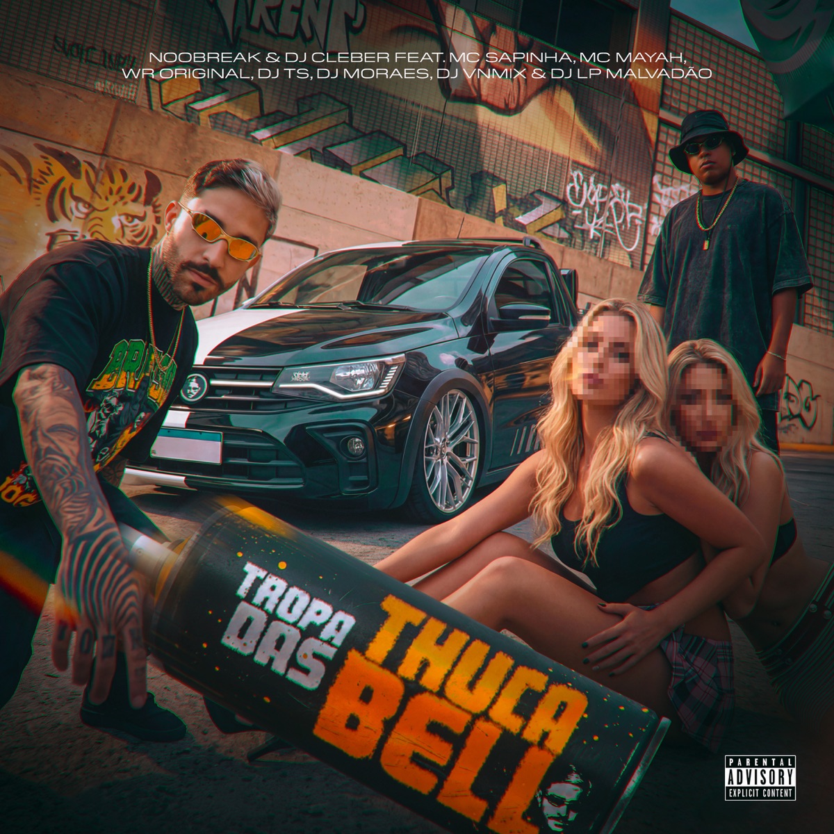 Tropa das Tchucabell - Eletrofunk (feat. WR ORIGINAL, Mc Sapinha & MC MAYAH) - Single by Noobreak album cover