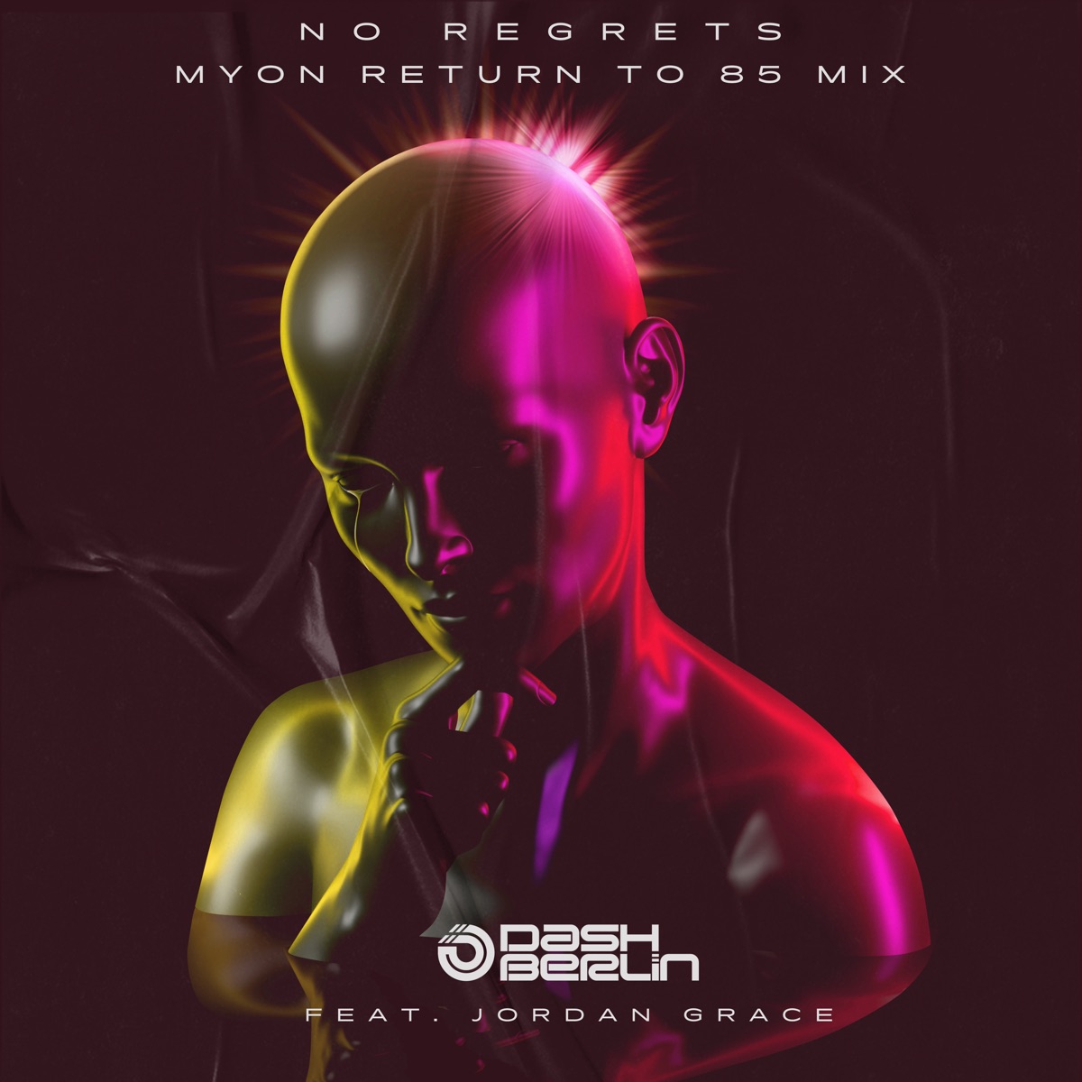 No Regrets (Myon Return to 85 Mix) - Single by Dash Berlin, Jeffrey Sutorius & Jordan Grace album cover