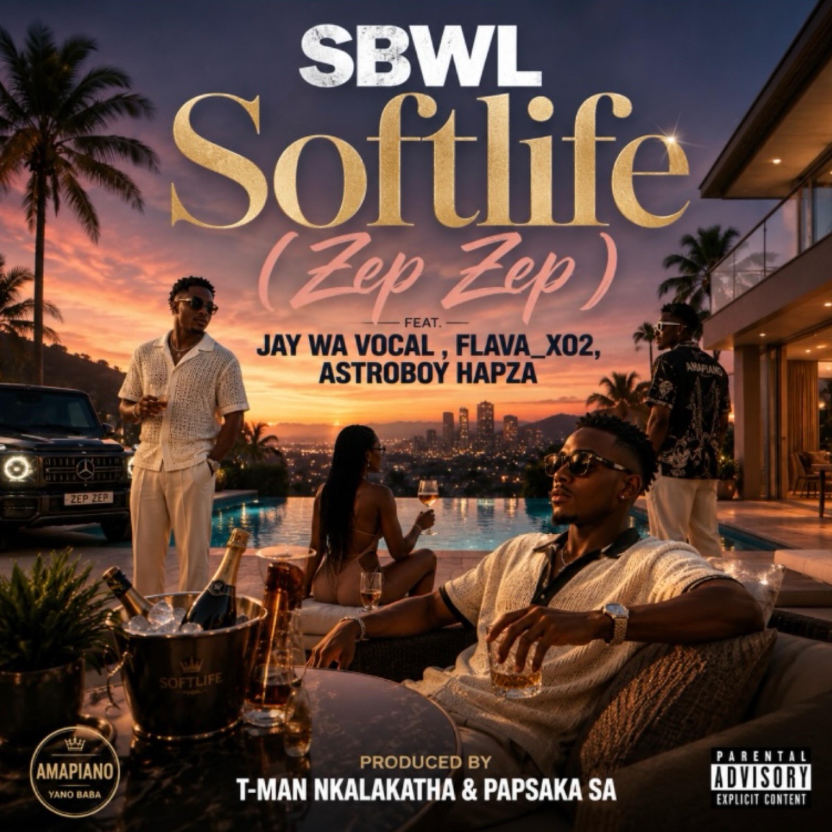Zep Zep 2.0 (feat. Papsaka SA, Jay wa Vocal, Flava_Xo2 & Atroboy Hapza) - Single by T-MAN Nkalakatha album cover