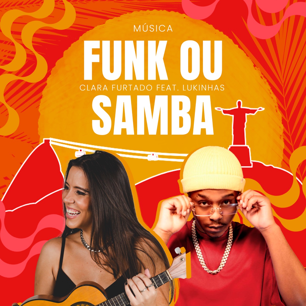 Funk ou Samba (feat. Lukinhas) - Single by Clara Furtado album cover