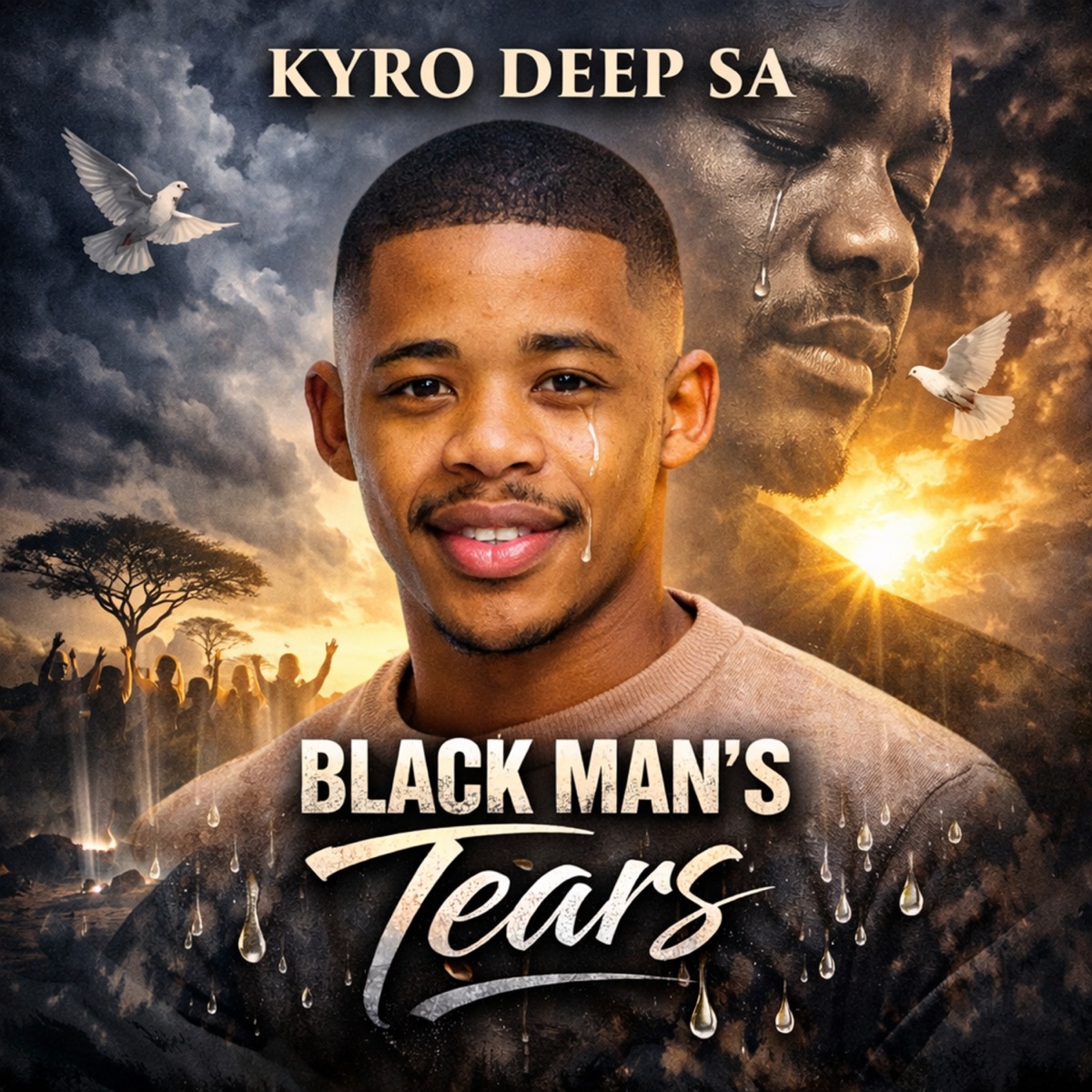 The Black Man's Tears - Single by KYRO DEEP SA album cover