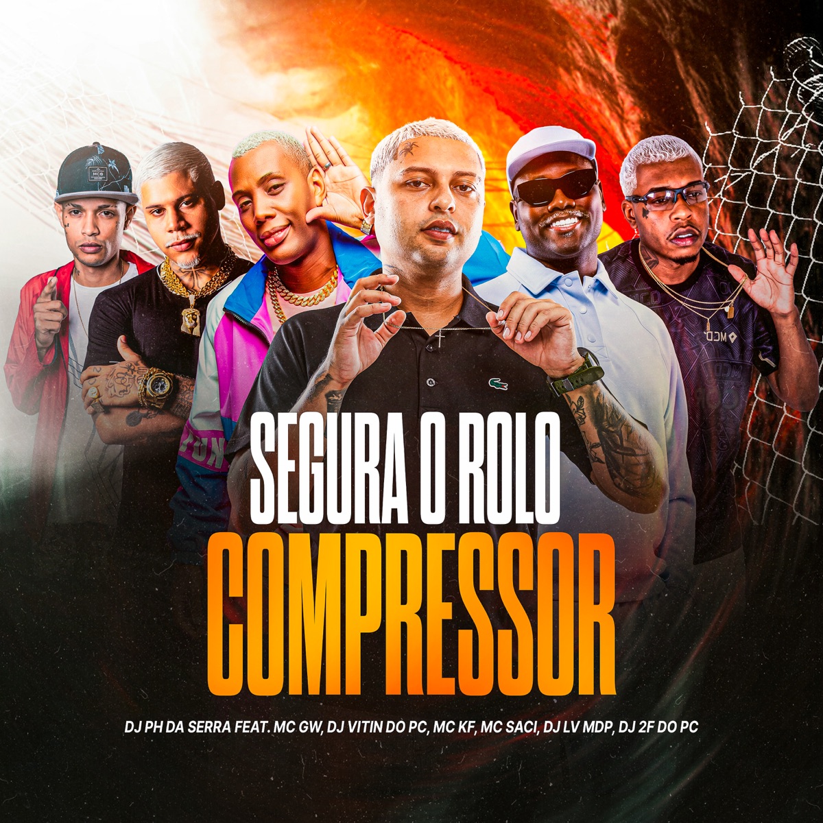 Segura o Rolo Compressor (feat. MC KF, MC Saci & Dj 2f Do Pc) - Single by Mc Gw album cover