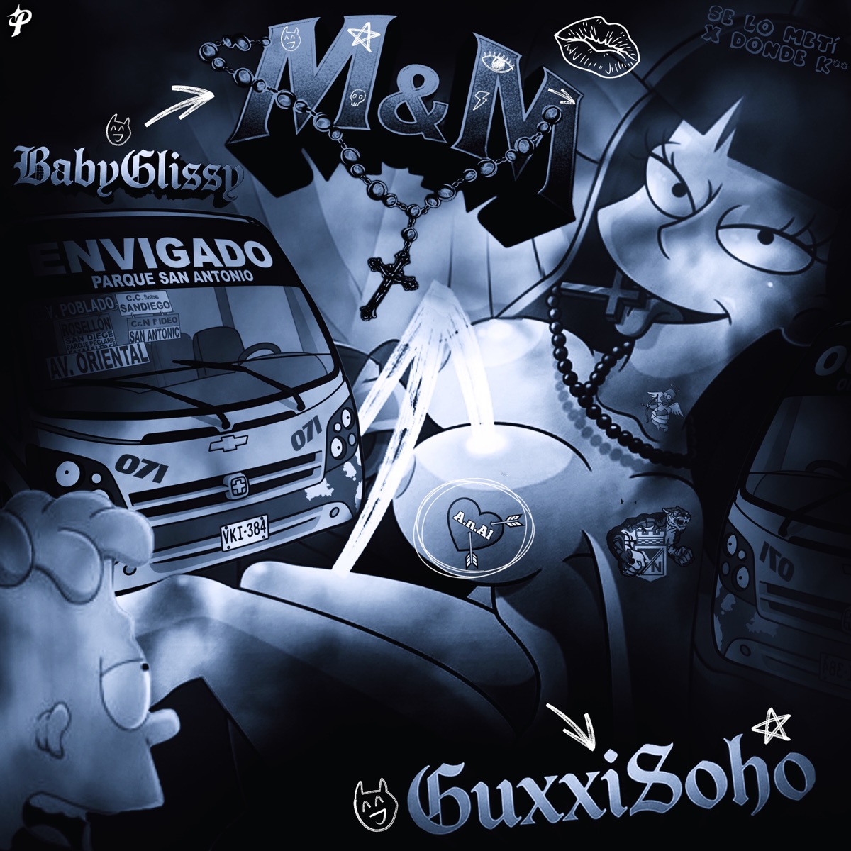 M & M - Single by Guxxisoho, baby glissy & Big Towers album cover