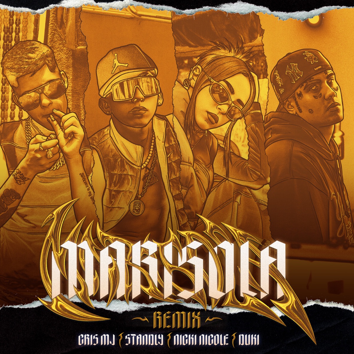 Marisola (Remix) [feat. Standly] - Single by Cris MJ, Duki & NICKI NICOLE album cover