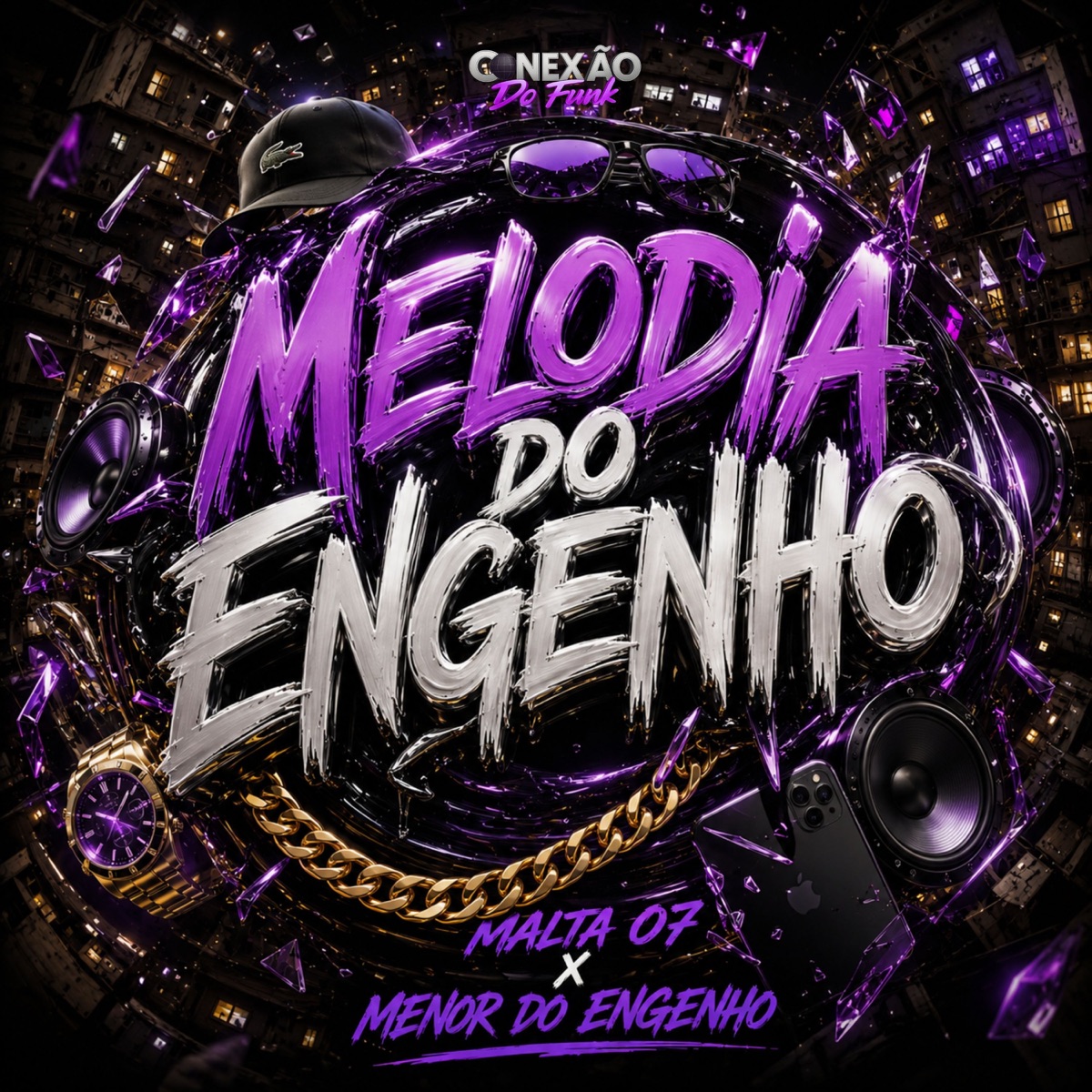 Melodia do Engenho - Single by MALTA 07, Menor Do Engenho & Conexão do Funk album cover