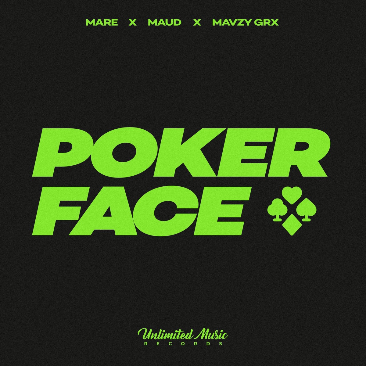 Poker Face (Techno) - Single by MARE, MAUD & mavzy grx album cover
