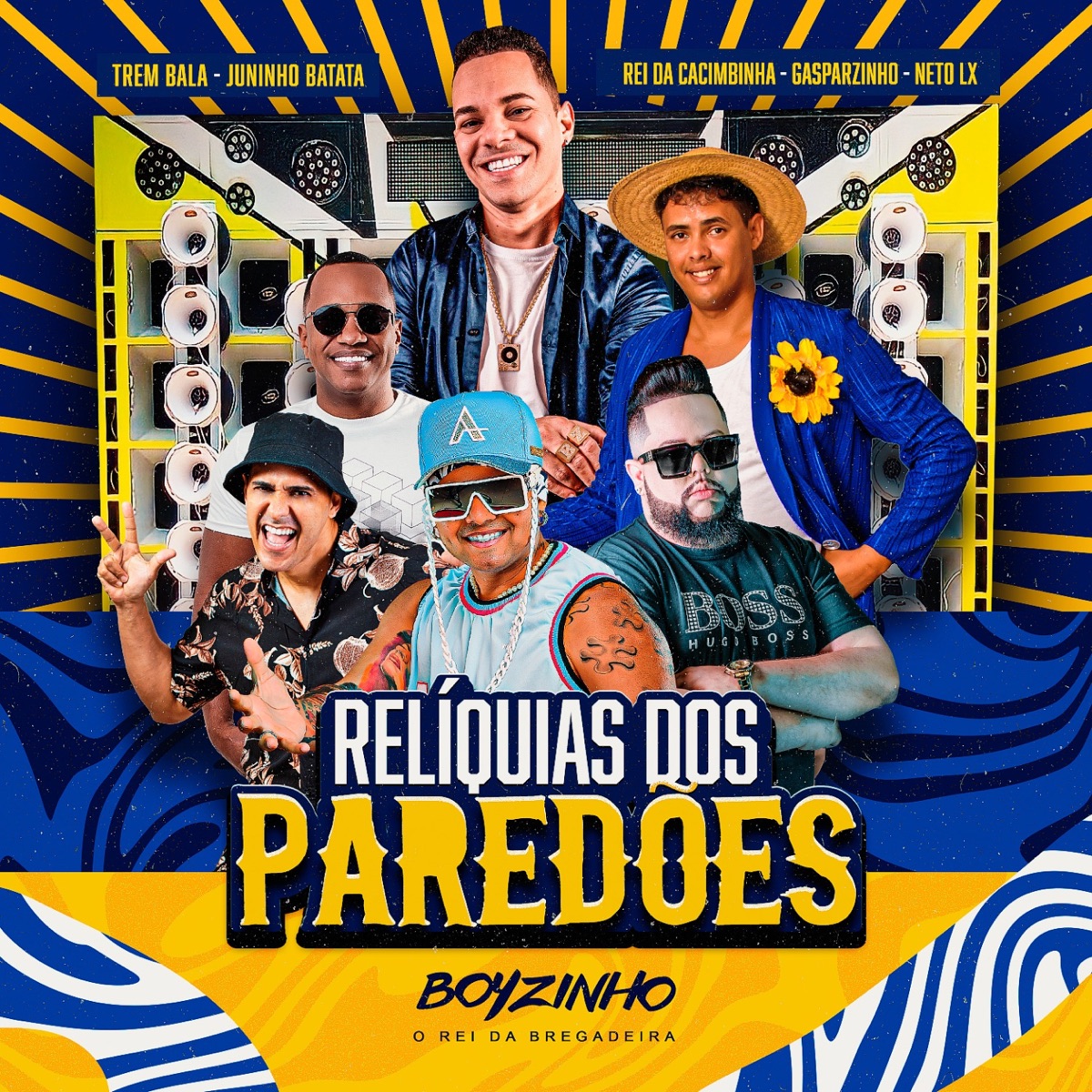 Reliquias dos Paredões 1 (feat. Rei da Cacimbinha, Juninho Batata & Trem Bala) - Single by Boyzinho o Rei da Bregadeira, Neto LX & Gasparzinho album cover