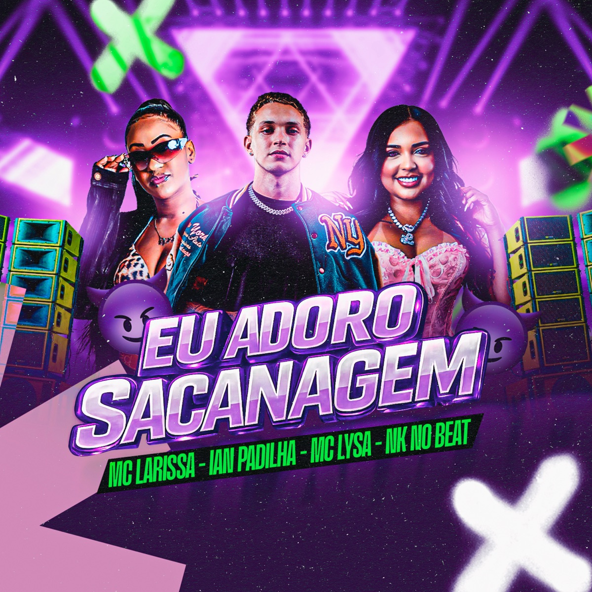 Eu Adoro Sacanagem (feat. Mc Larissa) - Single by Ian Padilha & Mc Lysa album cover