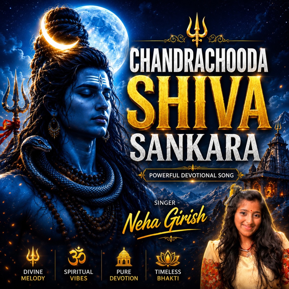 CHANDRACHOODA SIVA SANKARA - Single by Neha Girish & P G Ragesh album cover