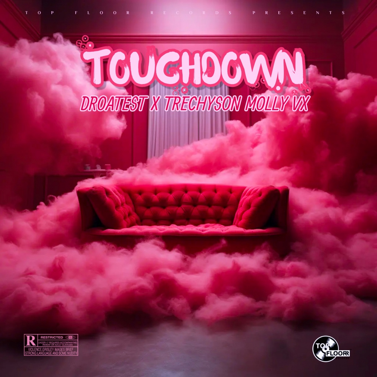 Touchdown - Single by Trechyson Molly vx & Droatest album cover