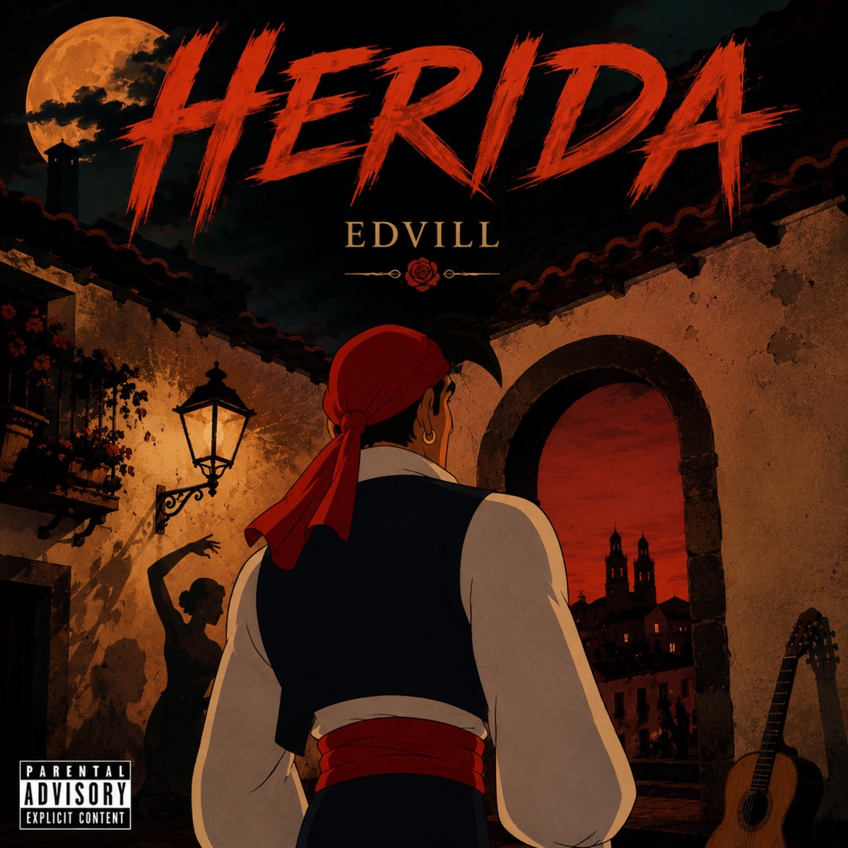 HERIDA — EDVILL - Single by SIX GALAXY album cover