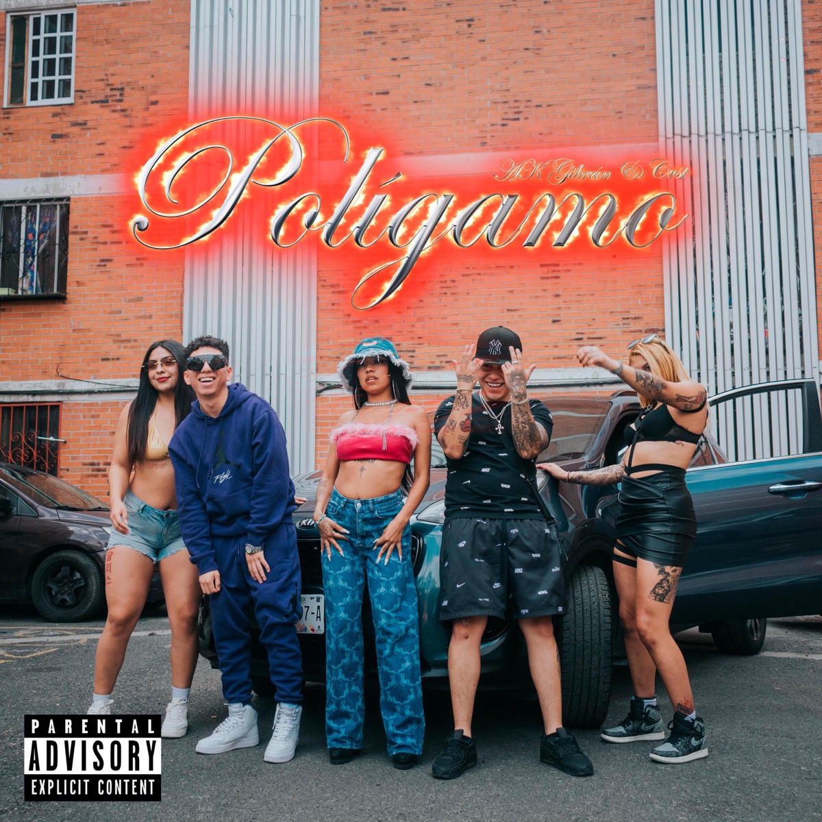 POLÍGAMO - Single by AK Gibrán & Cv$t album cover