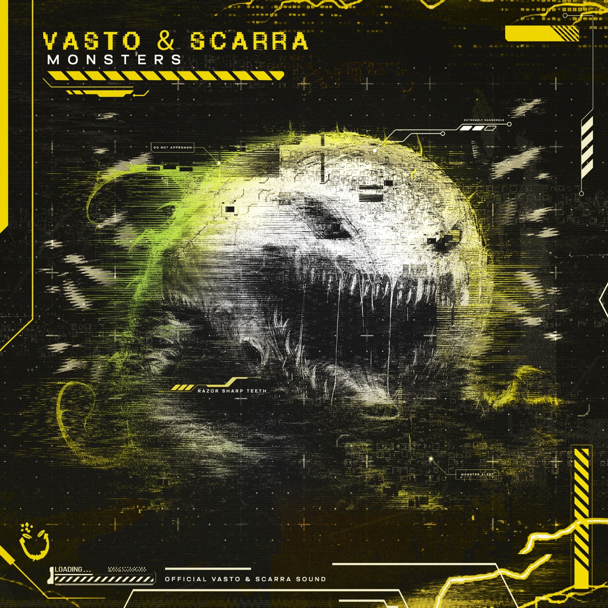 Monsters - Single by Vasto & Scarra album cover