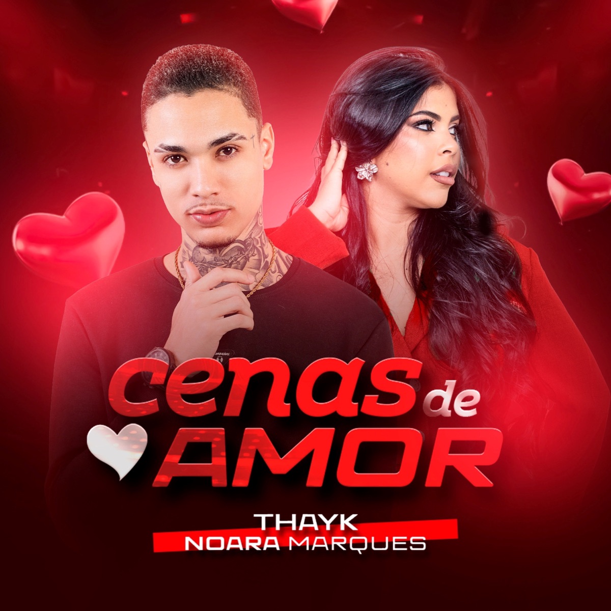 Cenas de Amor - Single by Mc Thayk & Noara Marques album cover