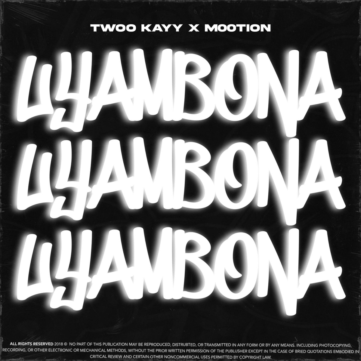 Uyambona - Single by Twoo Kayy & M00tion album cover