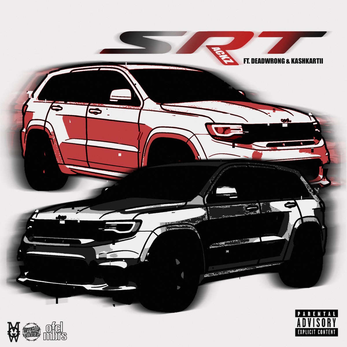 SRT (feat. Deadwrong & KashKartii) - Single by Official Members & Rackz album cover