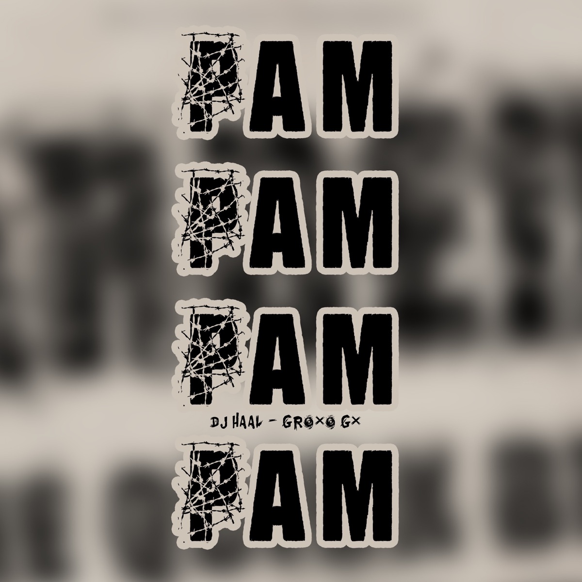 Pam Pam Pam Pam - Single by DJ Haal & Groxo GX album cover