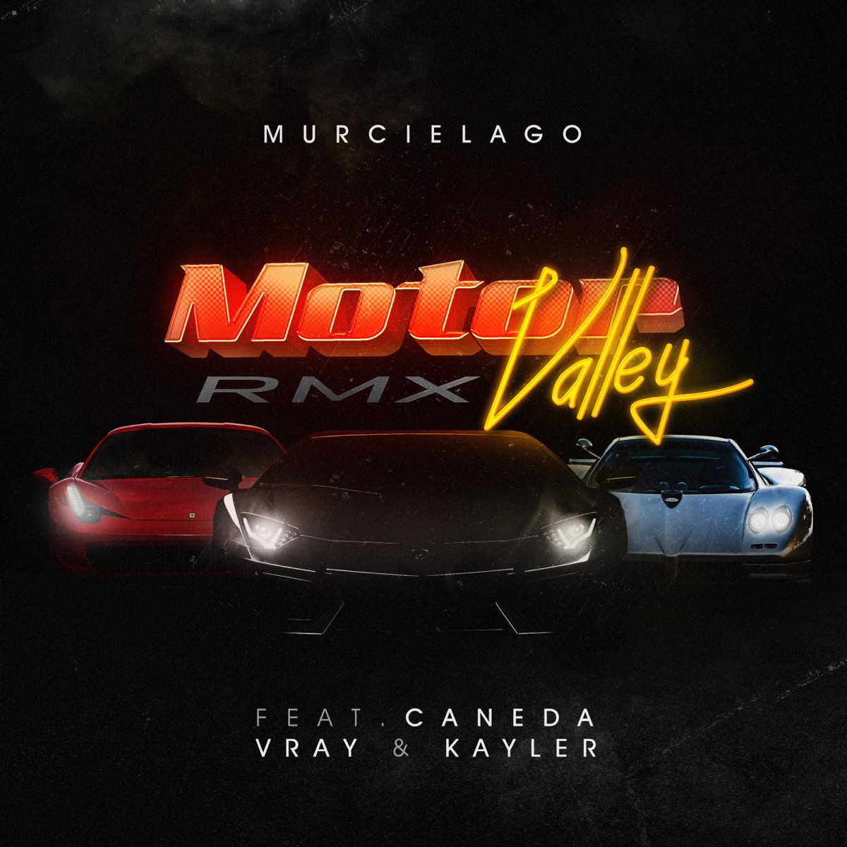 Motor Valley (feat. Caneda, Vray & KAYLER) [RMX] - Single by Murcielago album cover