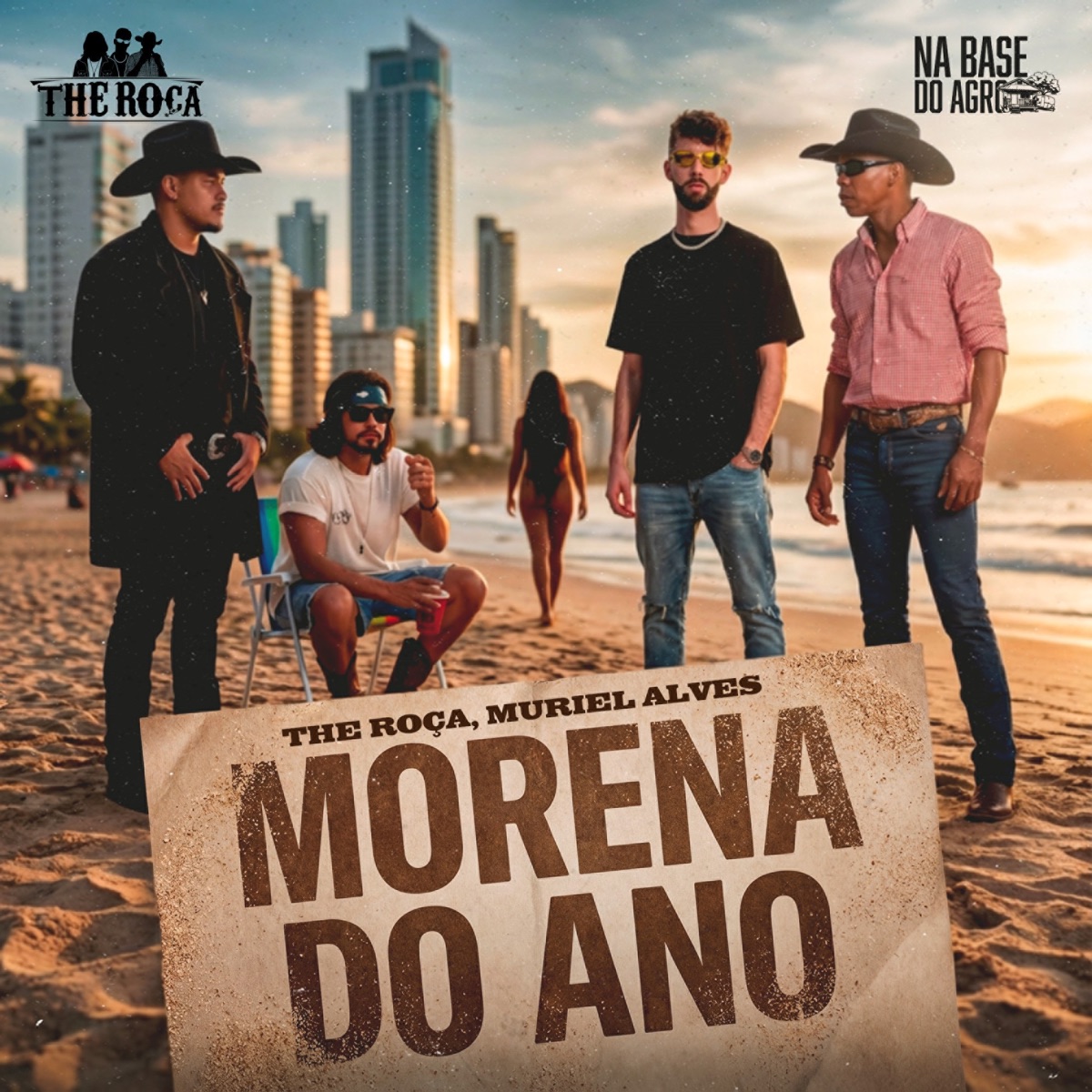 Morena do Ano - Single by The Roça, O Muriel & Na Base do Agro album cover