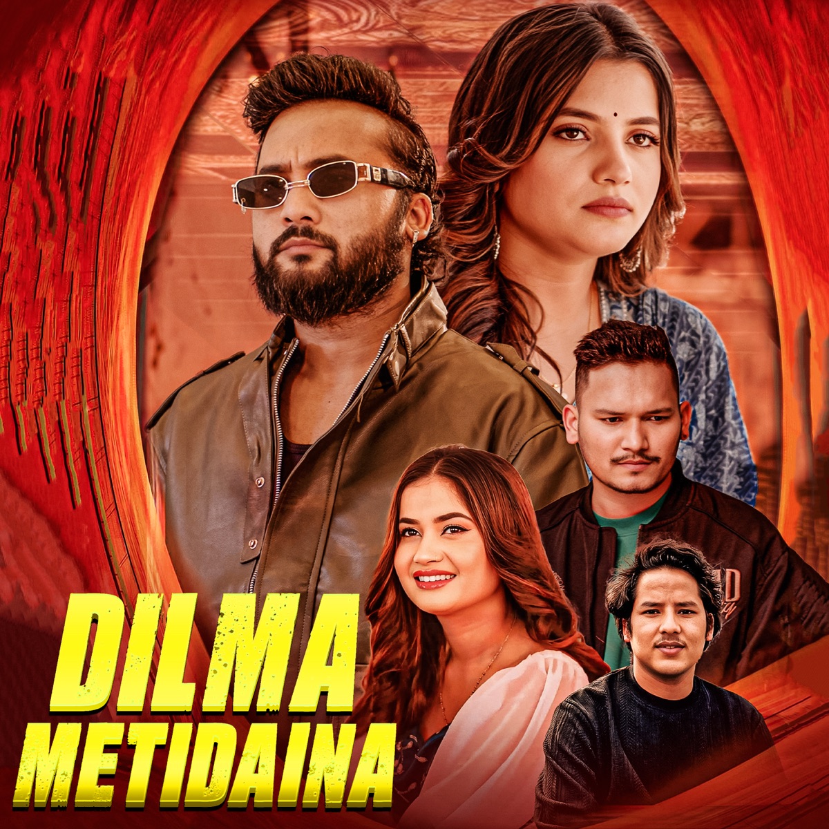 Dilma metidaina (feat. Bikram Budhathoki & Smarika Dhakal) - Single by Tekendra Rokaya & Eleena Chauhan album cover