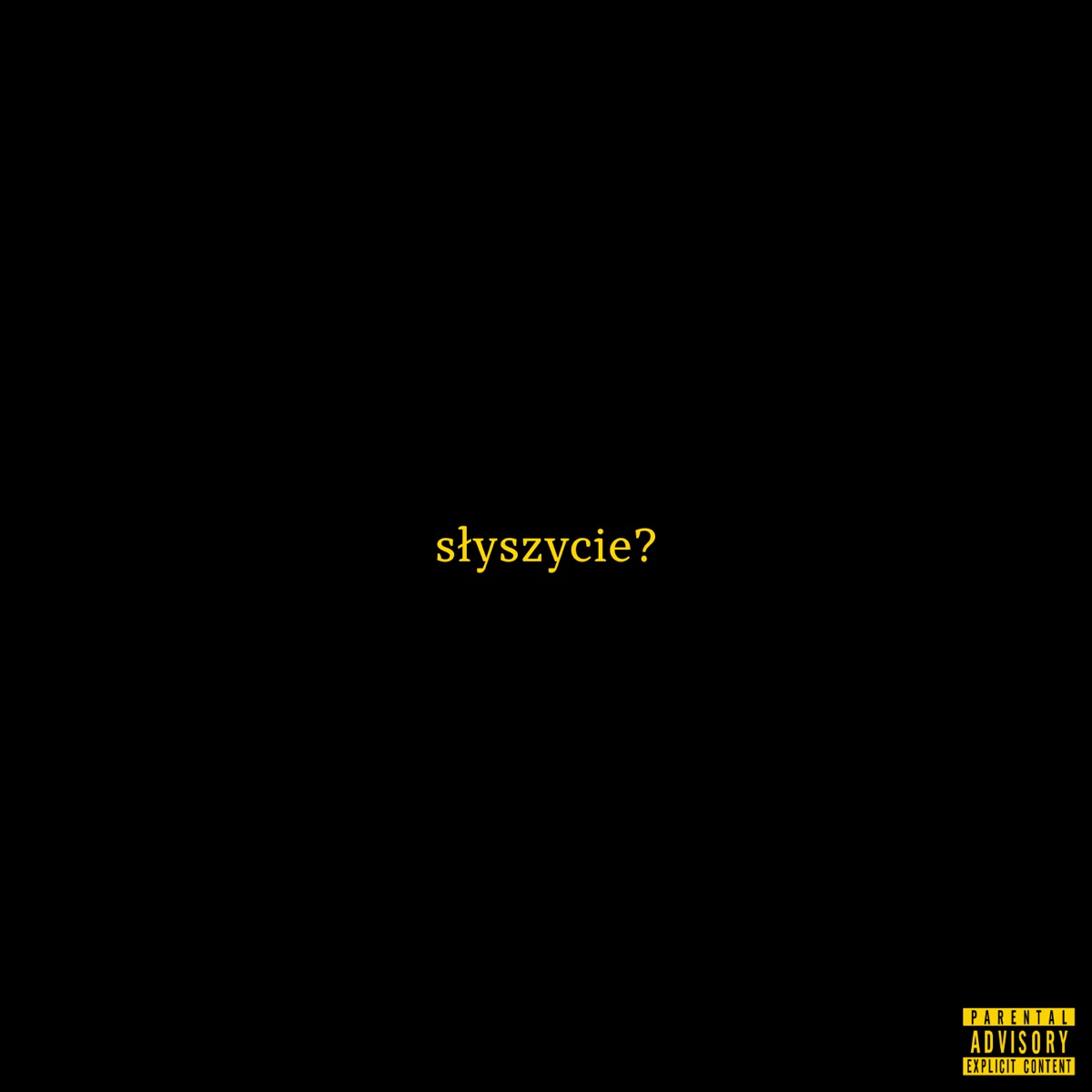 słyszycie? EP (feat. MICHAL.G & Luke) - EP by Szlara album cover
