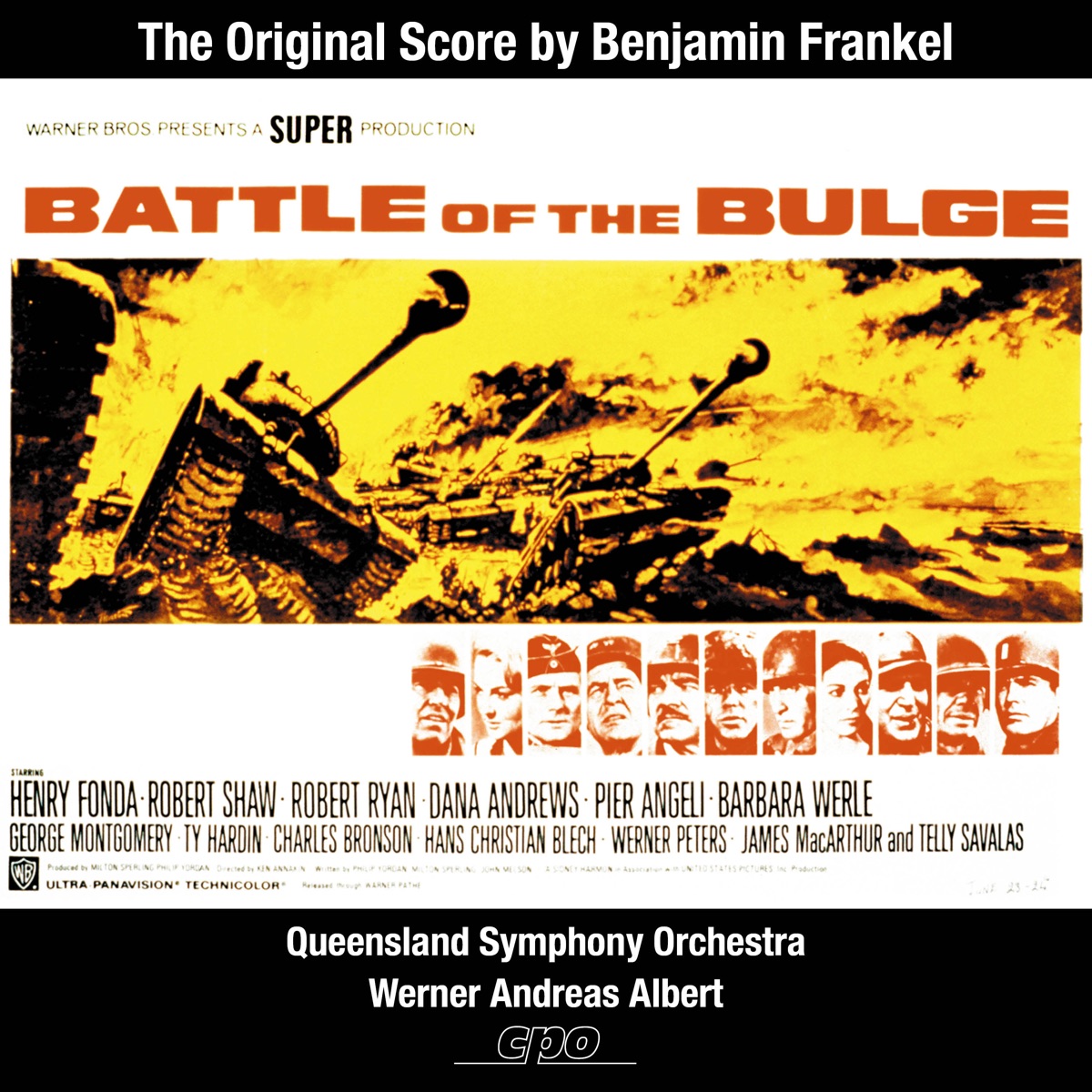 The Battle of the Bulge by Werner Andreas Albert & Queensland Symphony Orchestra album cover